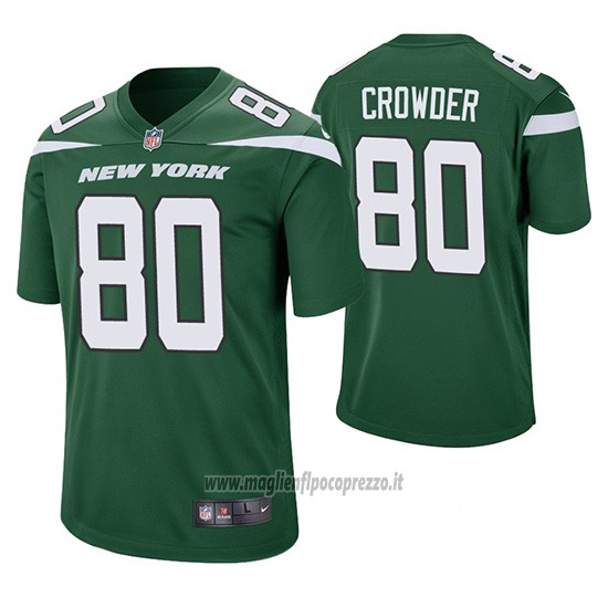 Maglia NFL Game New York Jets Jamison Crowder Verde